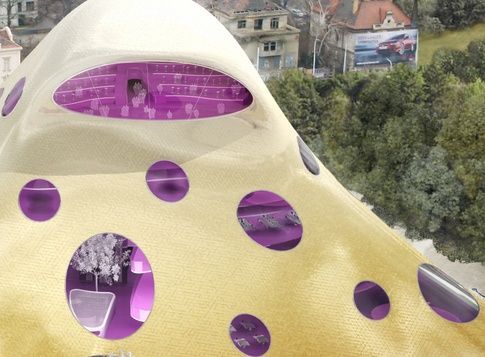 While many Prague officials fiercely oppose Czech-born British architect Jan Kaplický's blob design for a new National Library and give it derogatory nicknames such as "sputum" or "phlegm", abroad it is receiving admiration and envy.  Yet, Prague Assembly, dominated by the right-wing Civic Democrats (ODS) voted in mid-December to shelve what was to be the single most important gem of modern architecture in the Czech Republic.