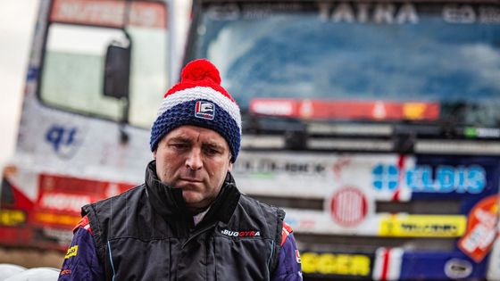 Martin Šoltys v Tatře Phoenix při testech na Rallye Dakar 2021