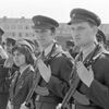 Lidové milice přísaha v Praze-Ruzyni 1976