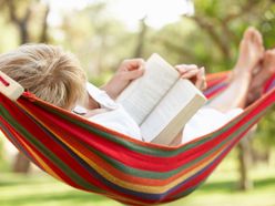 čtení, kniha, žena, relaxace