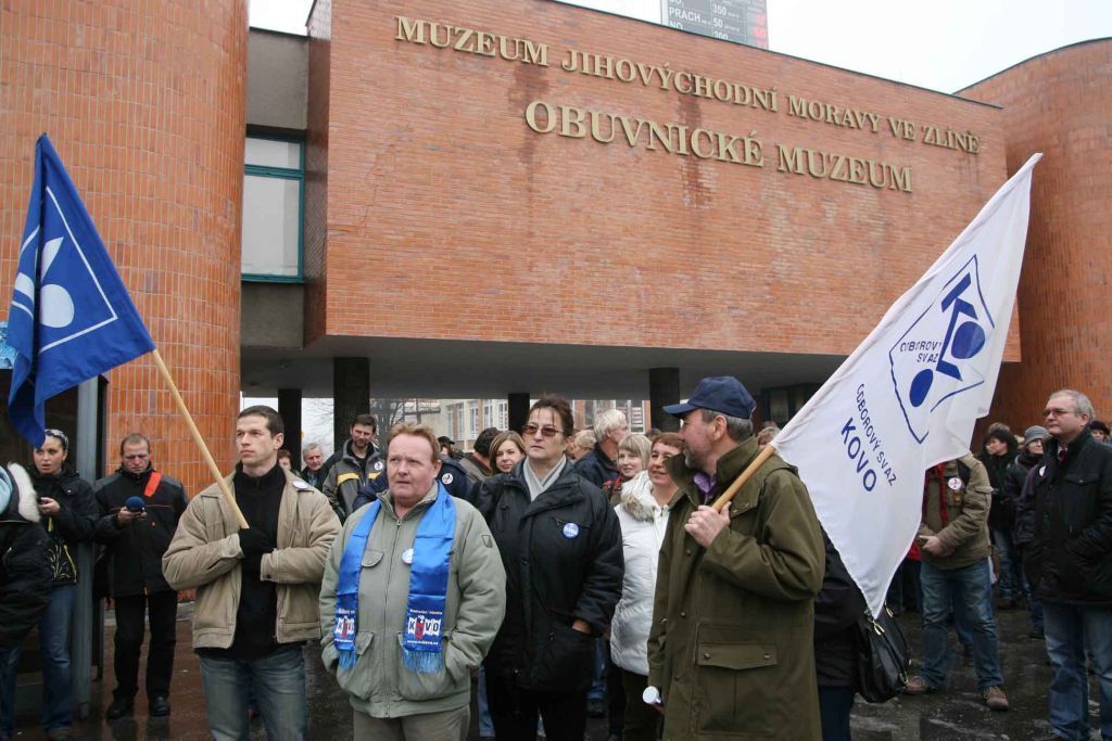 Demonstrace ve Zlíně