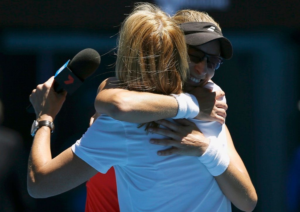 Mirjana Lučičová-Baroniová ve čtvrtfinále Australian Open