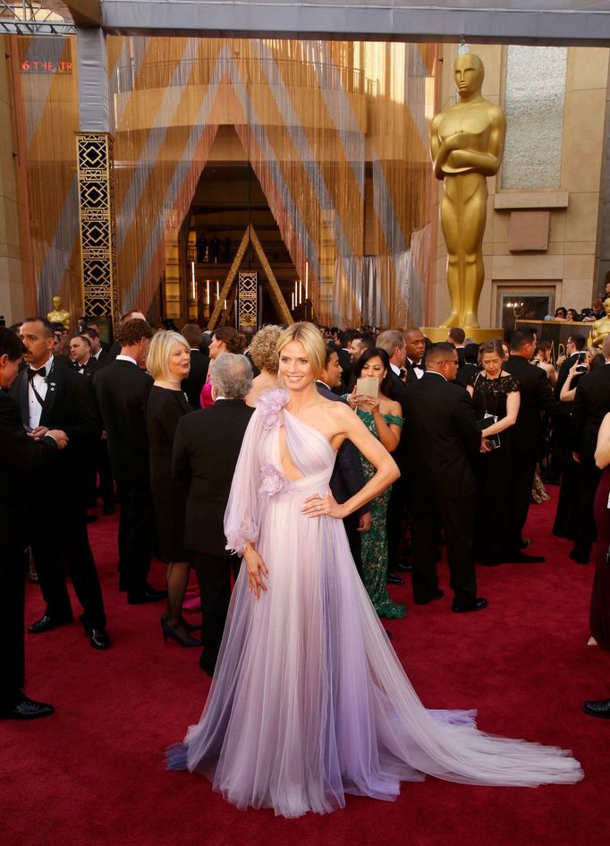 Model Heidi Klum arrives at the 88th Academy Awards in Hollywood