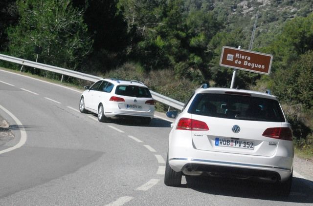 První test nového passatu