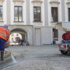 Hradčanské náměsí dva dny před Obamovou návštěvou