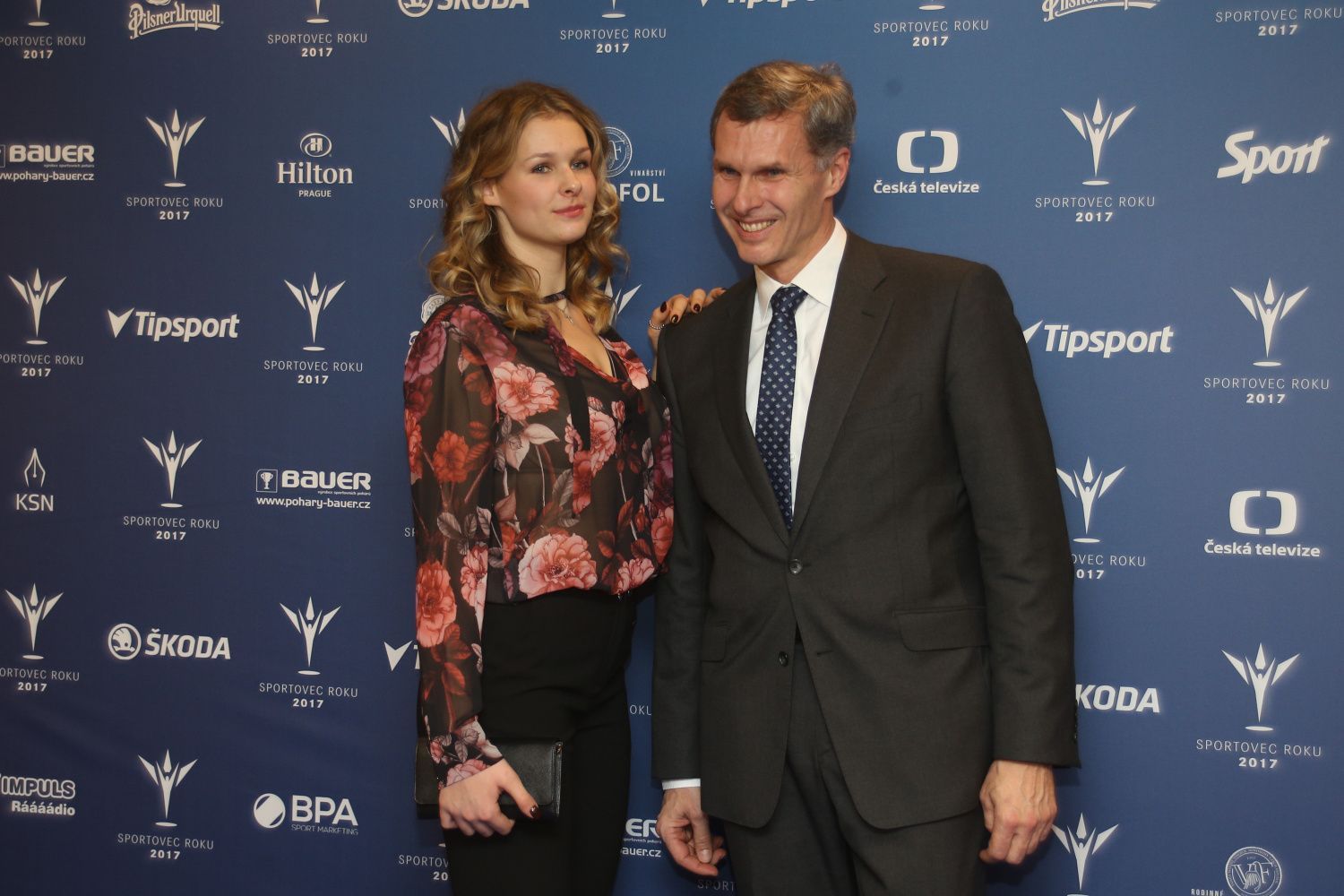 Sportovec roku 2017: Jiří Kejval s manželkou