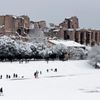 Zasněžený Řím, únor 2018