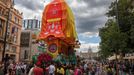 Indický festival vozů Rathayatra hnutí Hare Krišna.