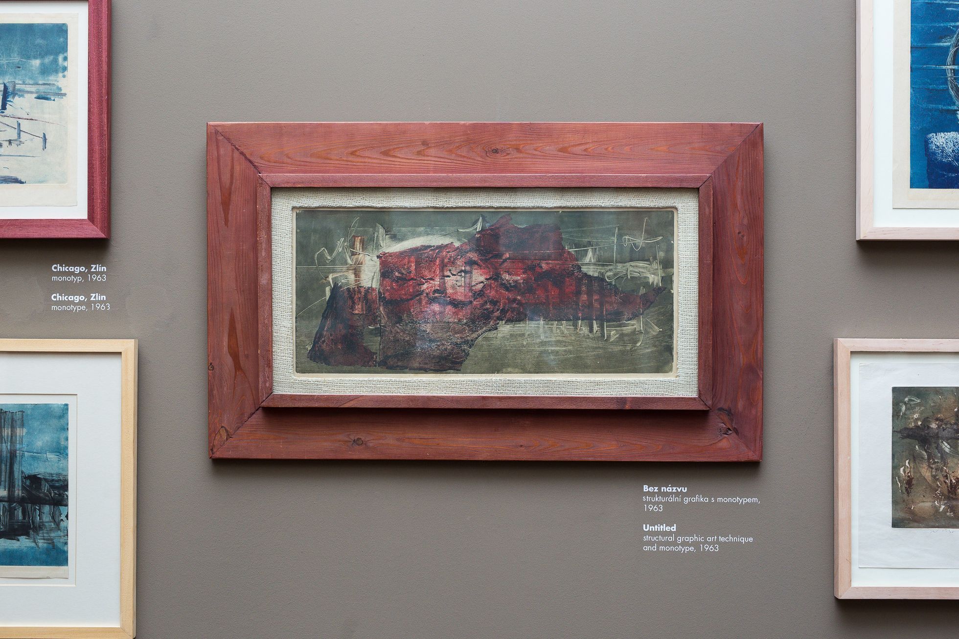 Zahájení výstavy malíře Vladimíra Boudníka, galerie, Praha