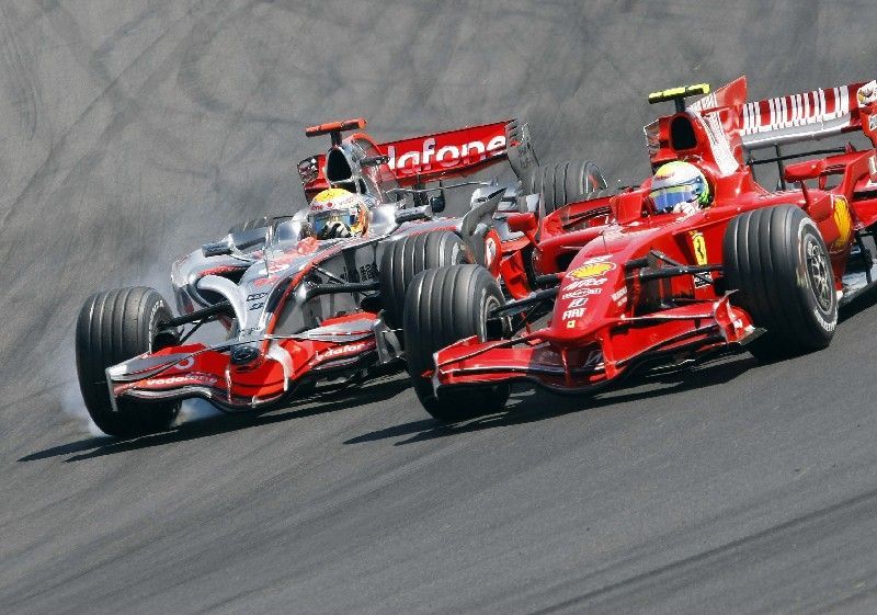 Hamilton, McLaren, Massa, Ferrari