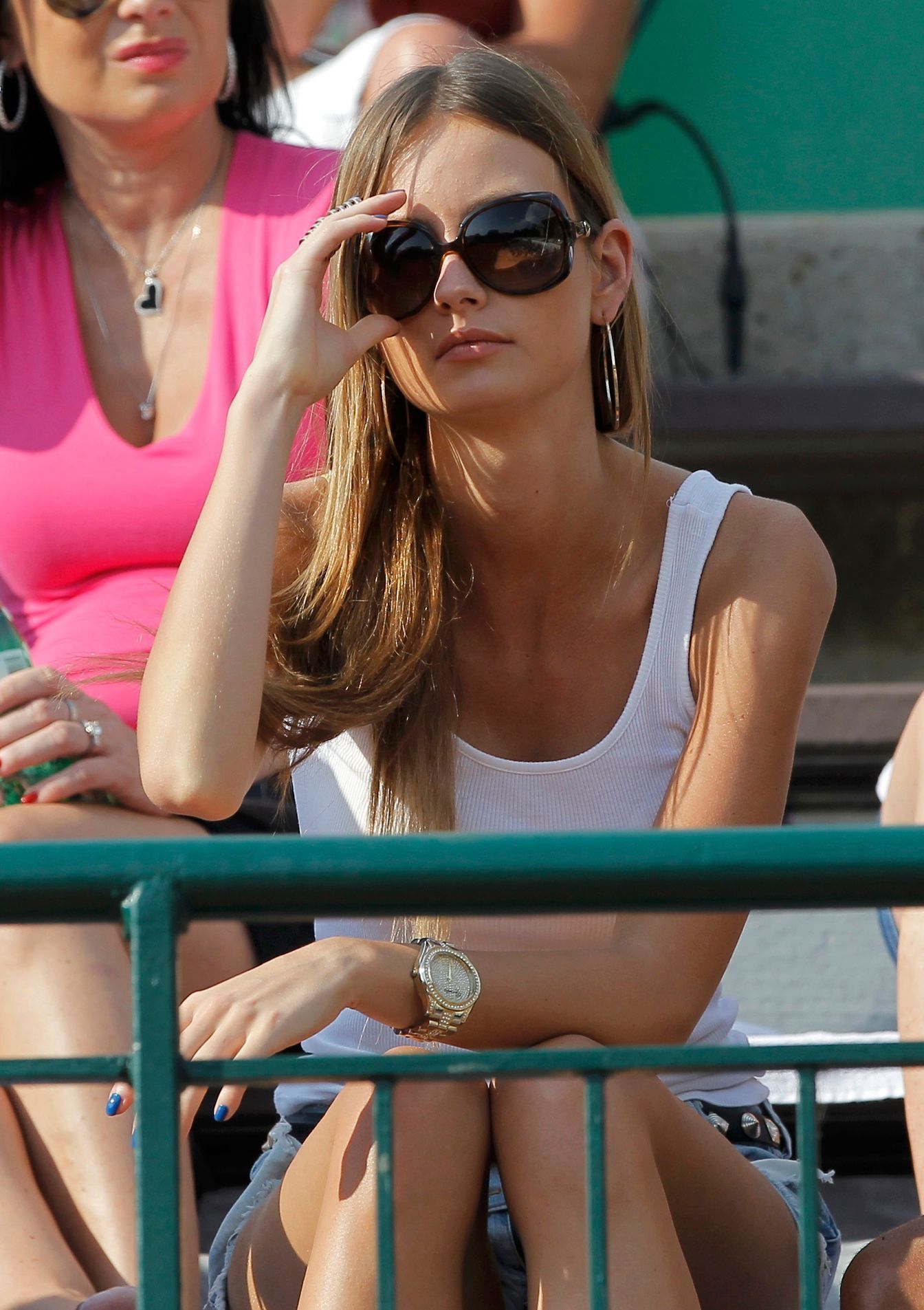 Ester Sátorová, přítelkyně Tomáše Berdych, na French Open