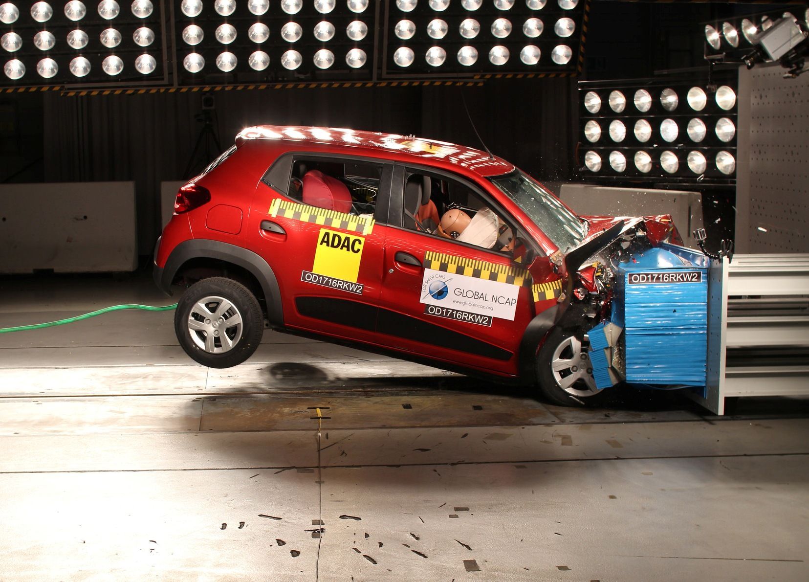 Crash test minivozy Indie-2016