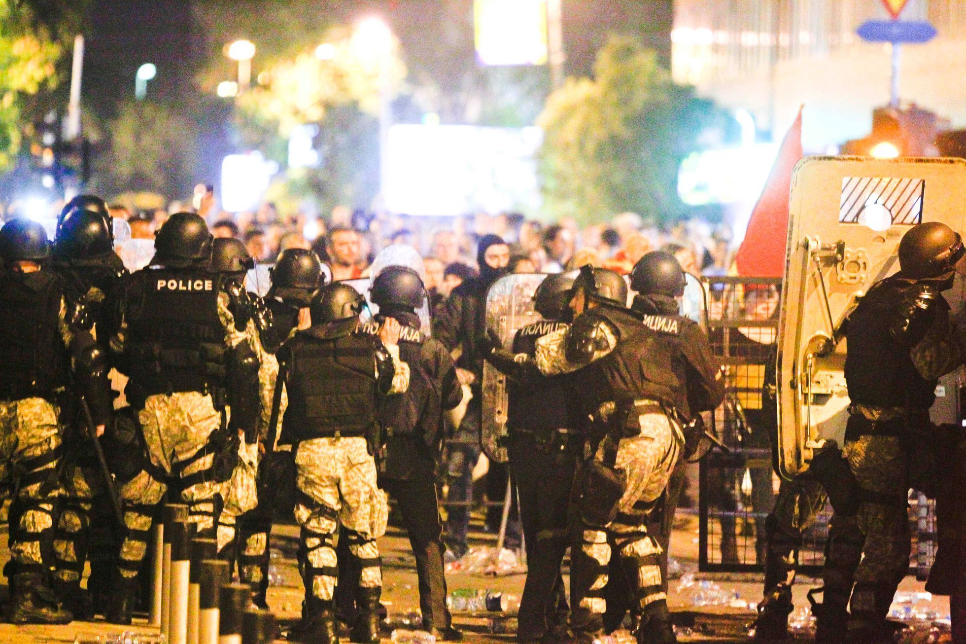 Protesty v Makedonii