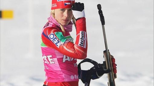 Česká biatlonistka Barbora Tomešová