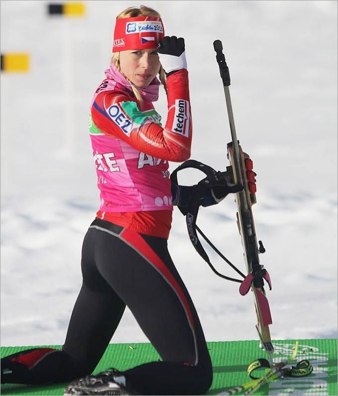Běloruská biatlonistka Darja Domračevová