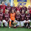 Finále ženského poháru Sparta - Pardubice (Hráčky Sparty, radost)
