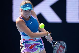 Linda Fruhvirtová na Australian Open 2023.
