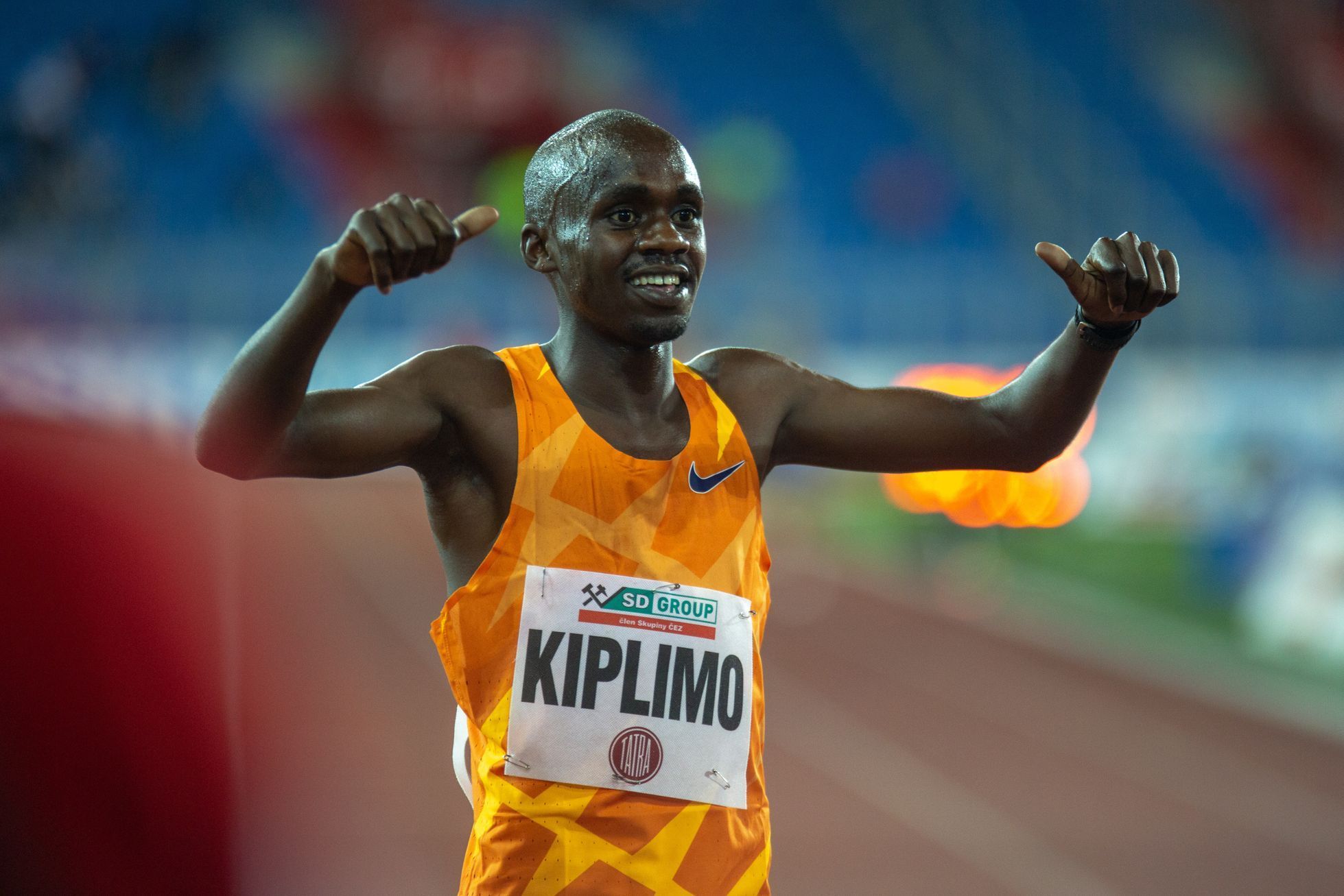 Zlatá tretra 2020: Jacob Kiplimo po závodě na 5000 metrů