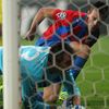 Fotbal, LM, Plzeň - Maribor: Vladimír Darida dává gól na 2:0