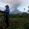 Sopka Agung na Bali, listopad 2017