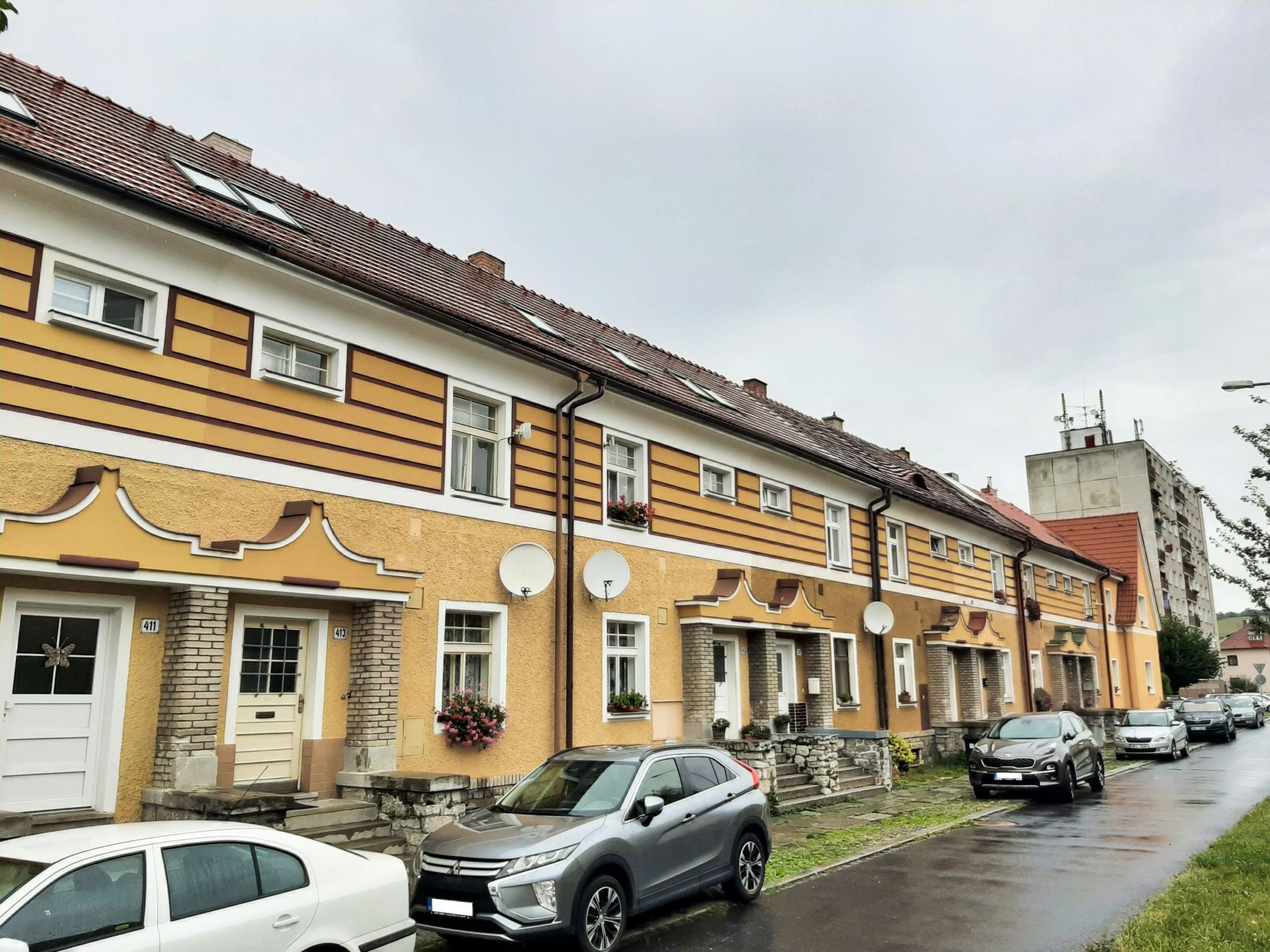 Sušice, vilová čtvrť, vycházka po vilách