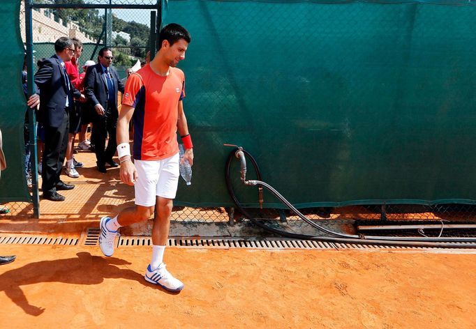 Novak Djokovic na turnaji v Monte Carlu 2013