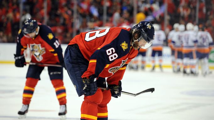 NHL: Stanley Cup Playoffs-New York Islanders at Florida Panthers, Jaromír Jágr