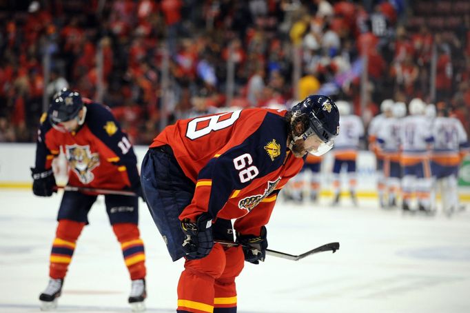 NHL: Stanley Cup Playoffs-New York Islanders at Florida Panthers, Jaromír Jágr