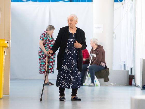 V MoldExpu jsou k vidění především starší lidé s problémy s pohybem. 