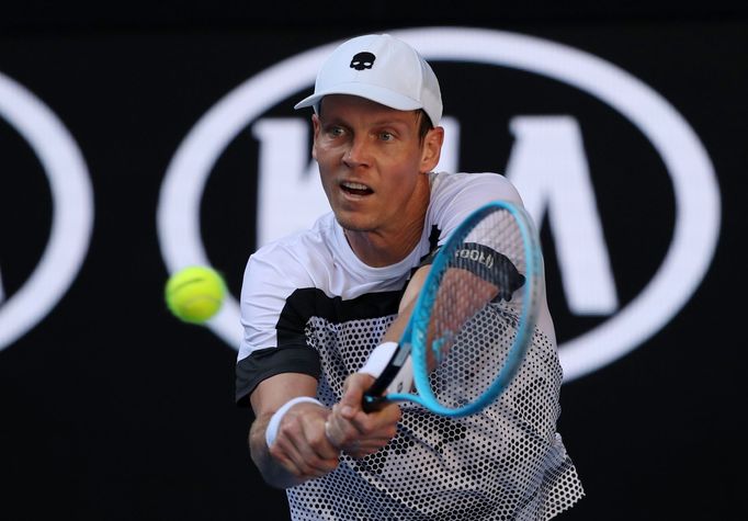 tenis, Australian Open 2019, Tomáš Berdych v utkání 1. kola proti Kylu Edmundovi