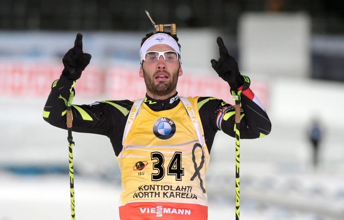 MS v biatlonu, 20 km M: Martin Fourcade slaví vítězství