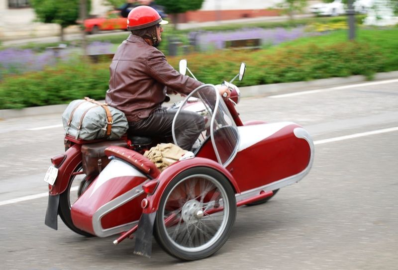 Sraz motocyklů Jawa 500 OHC