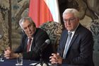 Zeman a Steinmeier jednali o migraci. Kvóty platí a musí se respektovat, zdůraznil německý prezident