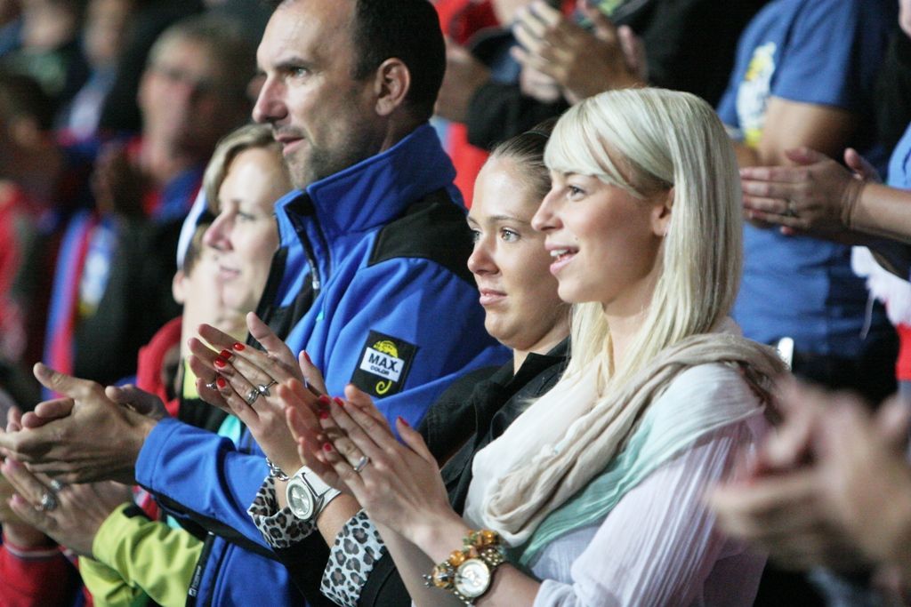 Fotbaloví fanoušci Plzně v odvetném utkání kvalifikace Evropské ligy 2012/13 s Lokerenem.