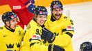 Švédská radost ve čtvrtfinále MS 2025 Česko - Švédsko