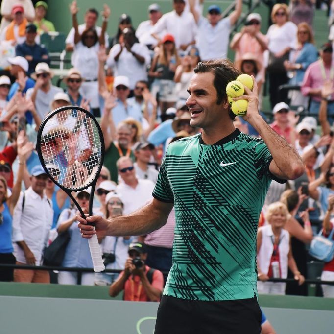 Miami Open Instagram (Roger Federer)