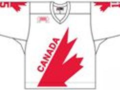 Replika kanadského dresu z roku 1976.