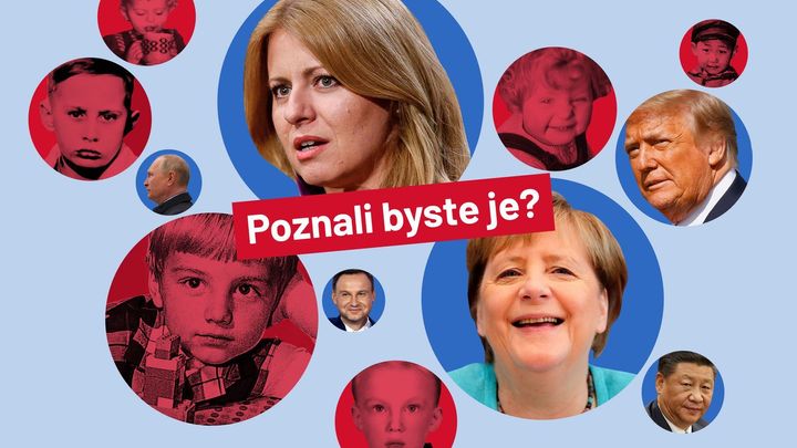 Čaputová, Trump či Kim. Vyzkoušejte si, jestli poznáte politiky podle fotky z dětství; Zdroj foto: Aktuálně.cz