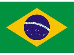 Vlajka Brazílie. 