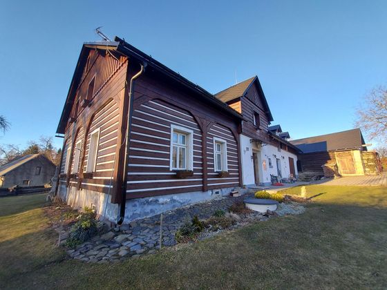 The cottage where Světlana now lives with her family.