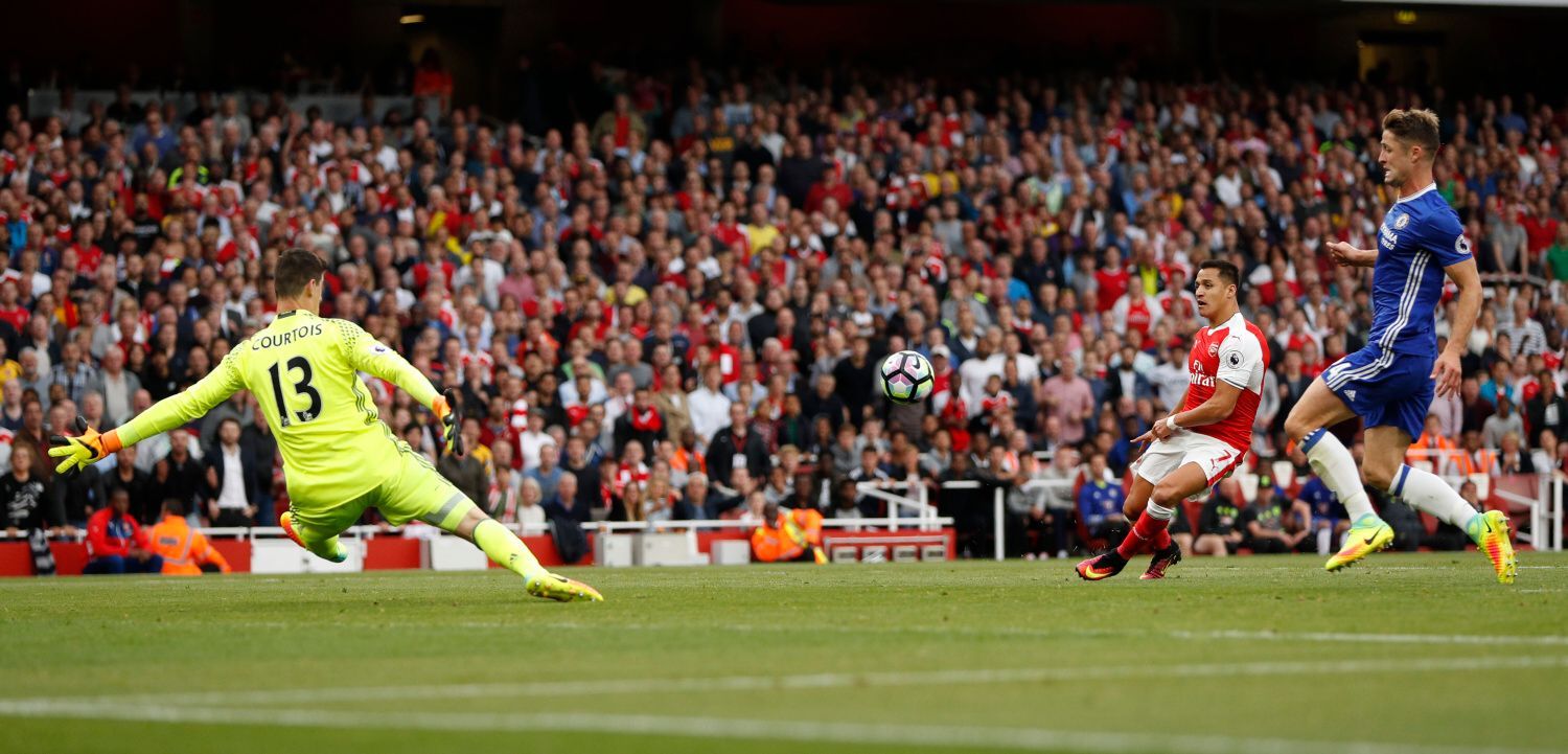 PL, Arsenal-Chelsea: Alexis Sánchez dává gól na 1:0
