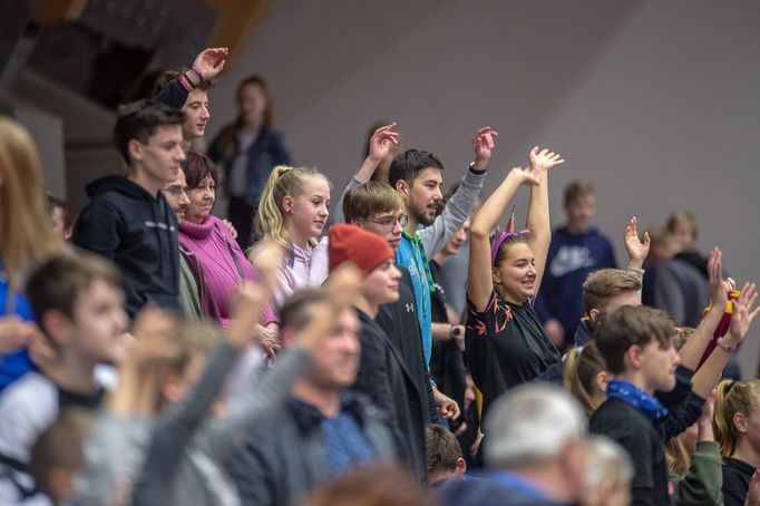 Fanoušci na Czech Indoor Gala 2020 v Ostravě