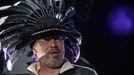 Snímek z koncertu Jamiroquai.