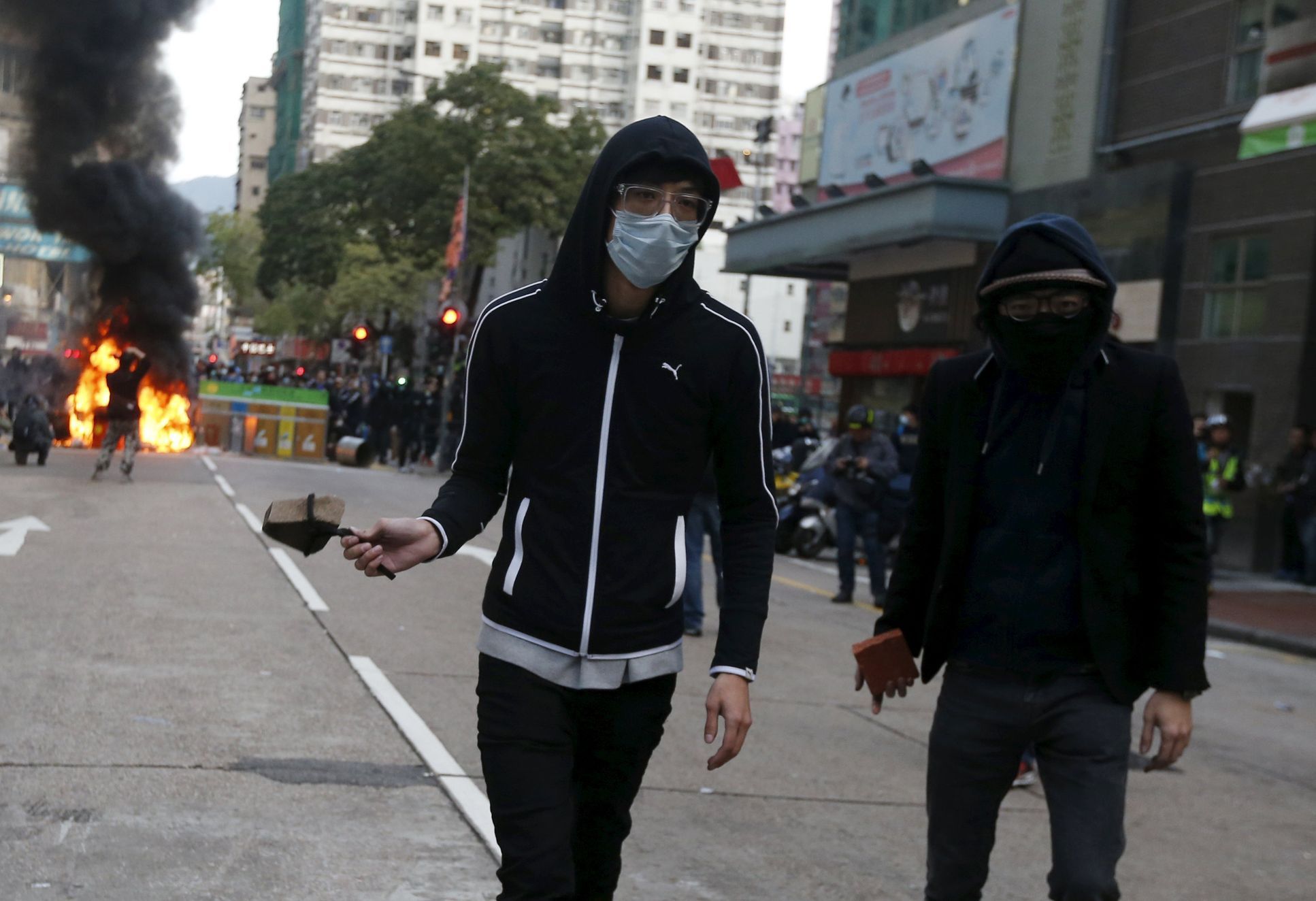 HongKong - pouliční protesty