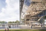 Studii na dostavbu Kongresového centra Praha vytvořilo studio OCA Barcelona Architects. Výstavba by měla být zahájena v příštím roce a dokončena v roce 2021.