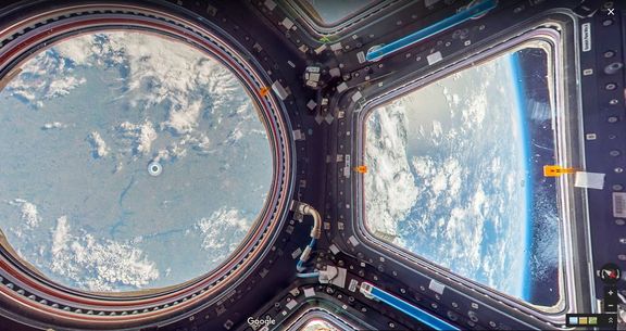 Google Street View, Kupole ISS