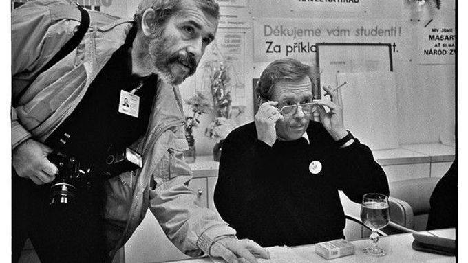 Pavel Štecha a Václav Havel