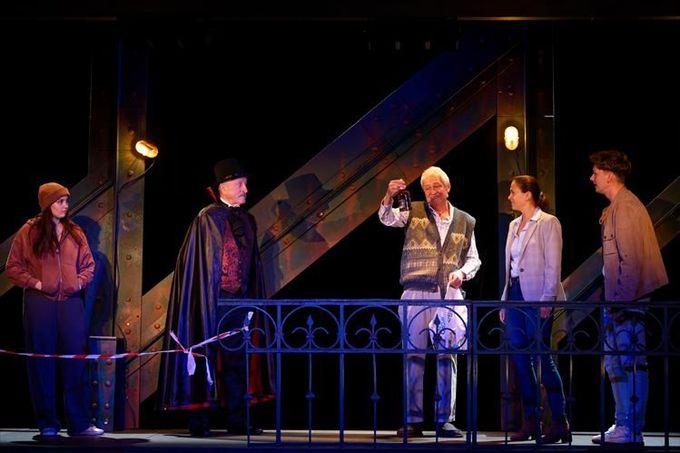 Zkouška divadelní hry Podivný flám.