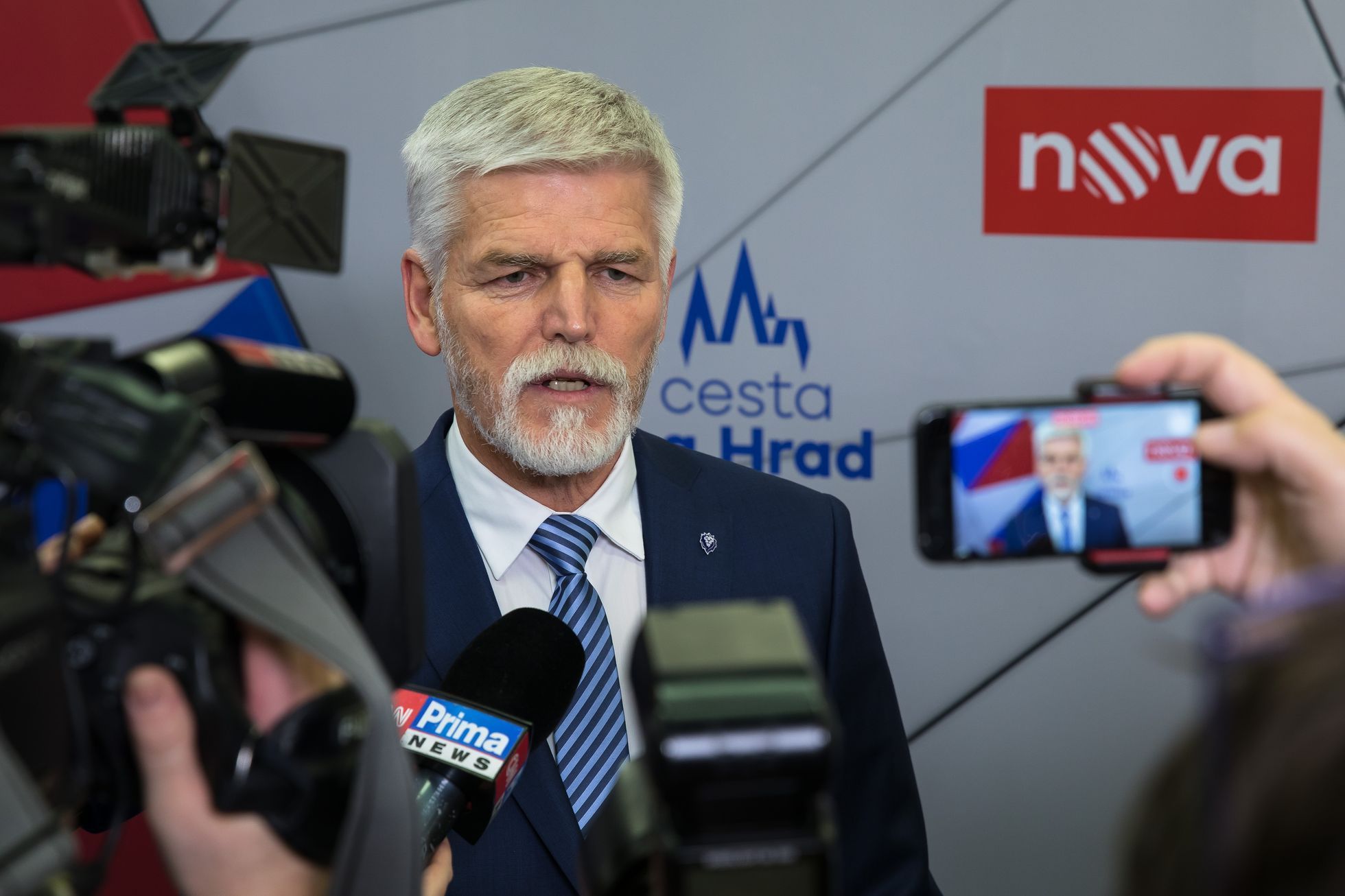 Prezidentská debata televize Nova, Andrej Babiš, Petr Pavel, Danuše Nerudová