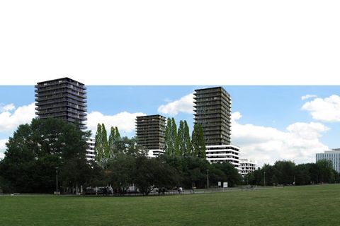 Rezidence Park Kavčí Hory - vizualizace